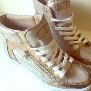 Guess Gold High tops